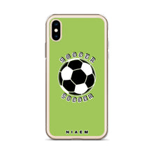 Load image into Gallery viewer, Soccer iPhone Case (Green 3)