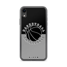 Load image into Gallery viewer, Basketball iPhone Case (Black &amp; Grey 1)