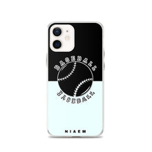 Load image into Gallery viewer, Baseball iPhone Case (Black &amp; Blue 5)