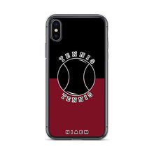 Load image into Gallery viewer, Tennis iPhone Case (Black &amp; Red 2)