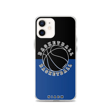 Load image into Gallery viewer, Basketball iPhone Case (Black &amp; Blue 2)