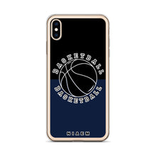 Load image into Gallery viewer, Basketball iPhone Case (Black &amp; Navy)