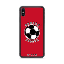 Load image into Gallery viewer, Soccer iPhone Case (Red)