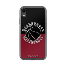 Load image into Gallery viewer, Basketball iPhone Case (Black &amp; Red 2)