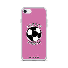 Load image into Gallery viewer, Soccer iPhone Case (Pink 1)
