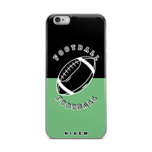 Load image into Gallery viewer, American Football iPhone Case (Black &amp; Green 4)