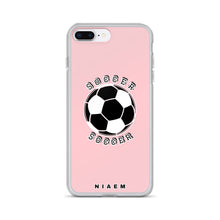 Load image into Gallery viewer, Soccer iPhone Case (Pink 3)