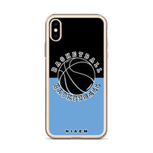 Load image into Gallery viewer, Basketball iPhone Case (Black &amp; Blue 1)