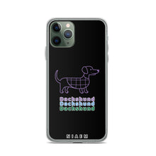 Load image into Gallery viewer, Purple Dachshund iPhone Case