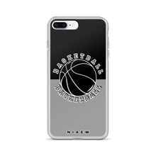 Load image into Gallery viewer, Basketball iPhone Case (Black &amp; Grey 1)