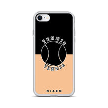 Load image into Gallery viewer, Tennis iPhone Case (Black &amp; Nude 1)