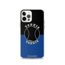 Load image into Gallery viewer, Tennis iPhone Case (Black &amp; Blue 2)
