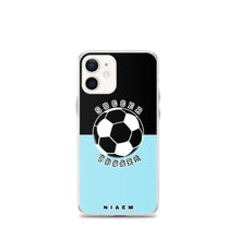Load image into Gallery viewer, Soccer iPhone Case (Black &amp; Blue 6)