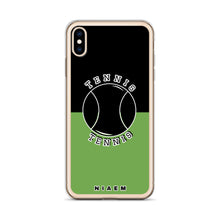 Load image into Gallery viewer, Tennis iPhone Case (Black &amp; Green)