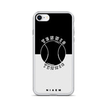 Load image into Gallery viewer, Tennis iPhone Case (Black &amp; Grey 3)