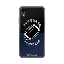 Load image into Gallery viewer, American Football iPhone Case (Black &amp; Navy)