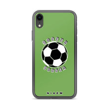 Load image into Gallery viewer, Soccer iPhone Case (Green)