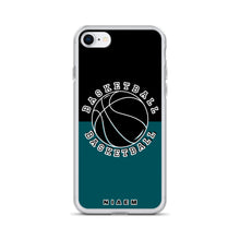 Load image into Gallery viewer, Basketball iPhone Case (Black &amp; Blue 4)