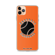 Load image into Gallery viewer, Baseball iPhone Case (Orange)