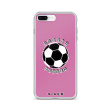 Load image into Gallery viewer, Soccer iPhone Case (Pink 1)