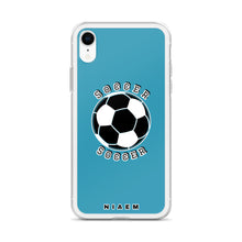 Load image into Gallery viewer, Soccer iPhone Case (Blue)