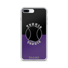 Load image into Gallery viewer, Tennis iPhone Case (Black &amp; Purple)