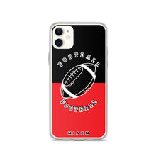 Load image into Gallery viewer, American Football iPhone Case (Black &amp; Red 1)