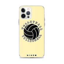 Load image into Gallery viewer, Volleyball iPhone Case (Yellow 2)