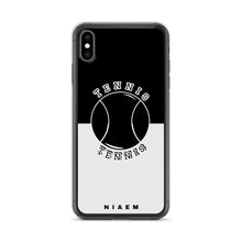 Load image into Gallery viewer, Tennis iPhone Case (Black &amp; Grey 3)
