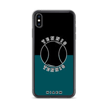 Load image into Gallery viewer, Tennis iPhone Case (Black &amp; Blue 4)