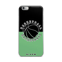 Load image into Gallery viewer, Basketball iPhone Case (Black &amp; Green 4)