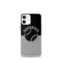 Load image into Gallery viewer, Baseball iPhone Case (Black &amp; Grey 1)