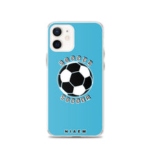 Load image into Gallery viewer, Soccer iPhone Case (Blue 7)