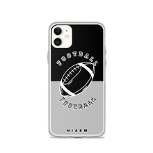 Load image into Gallery viewer, American Football iPhone Case (Black &amp; Grey 2)