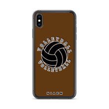 Load image into Gallery viewer, Volleyball iPhone Case (Brown)