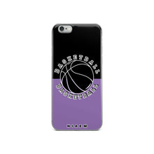 Load image into Gallery viewer, Basketball iPhone Case (Black &amp; Purple 1)