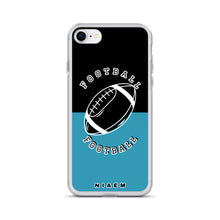 Load image into Gallery viewer, American Football iPhone Case (Black &amp; Blue)