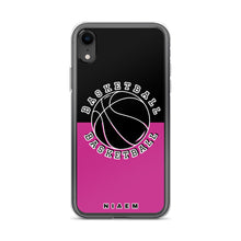 Load image into Gallery viewer, Basketball iPhone Case (Black &amp; Pink)
