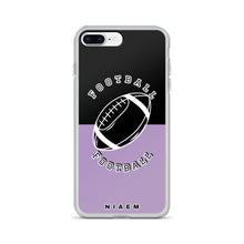 Load image into Gallery viewer, American Football iPhone Case (Black &amp; Purple 2)