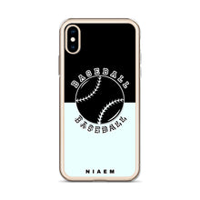 Load image into Gallery viewer, Baseball iPhone Case (Black &amp; Blue 5)