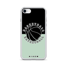 Load image into Gallery viewer, Basketball iPhone Case (Black &amp; Green 5)