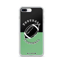 Load image into Gallery viewer, American Football iPhone Case (Black &amp; Green 4)