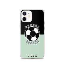 Load image into Gallery viewer, Soccer iPhone Case (Black &amp; Green 5)