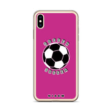 Load image into Gallery viewer, Soccer iPhone Case (Pink)
