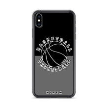 Load image into Gallery viewer, Basketball iPhone Case (Black &amp; Grey)