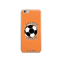 Load image into Gallery viewer, Soccer iPhone Case (Orange 1)