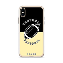Load image into Gallery viewer, American Football iPhone Case (Black &amp; Yellow 2)