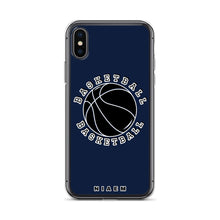 Load image into Gallery viewer, Basketball iPhone Case (Navy)