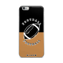 Load image into Gallery viewer, American Football iPhone Case (Black &amp; Nude)