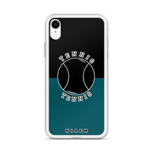 Load image into Gallery viewer, Tennis iPhone Case (Black &amp; Blue 4)